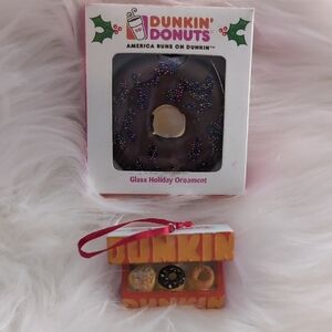 Dunkin' Donuts Holiday Ornament Set